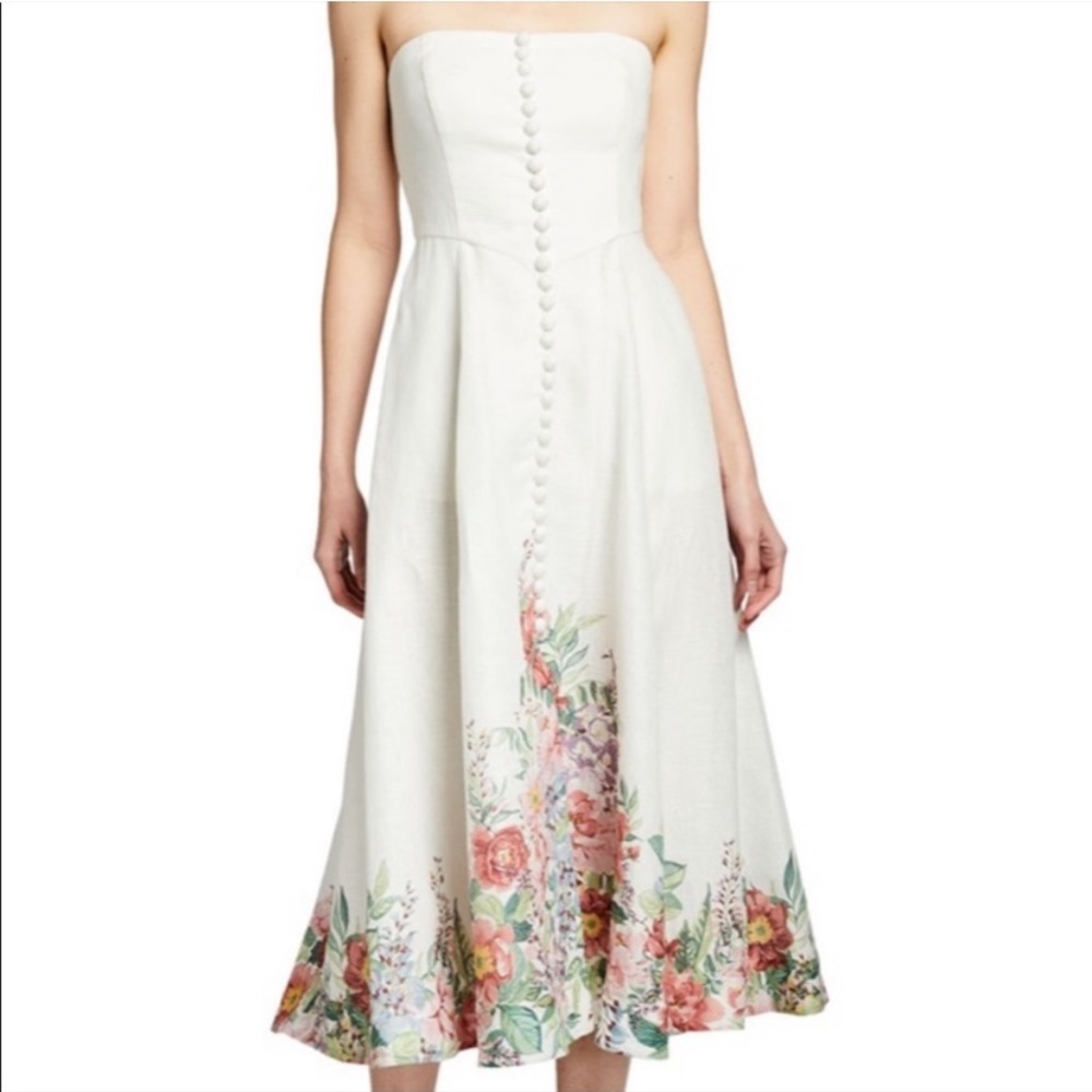 NWT Zimmerman Bellitude Long Bustier Dress